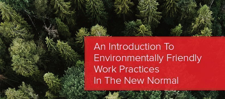An Introduction To Environmentally Friendly Work Practices In The New Normal image